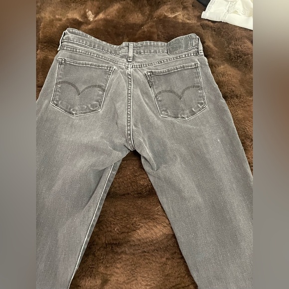 Levi’s 711 Skinny Stud Ankle Zip Stella Smoke Wash - Picture 11 of 11